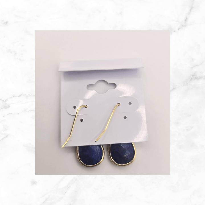 necklace - Dangle Gold Earrings - The Lavish Essentials