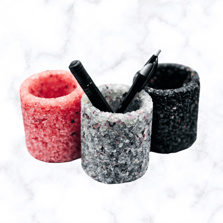 pen holder - Decorative Crystal Vase - The Lavish Essentials