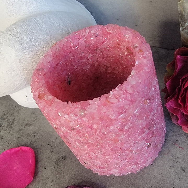 pen holder - Decorative Crystal Vase - The Lavish Essentials
