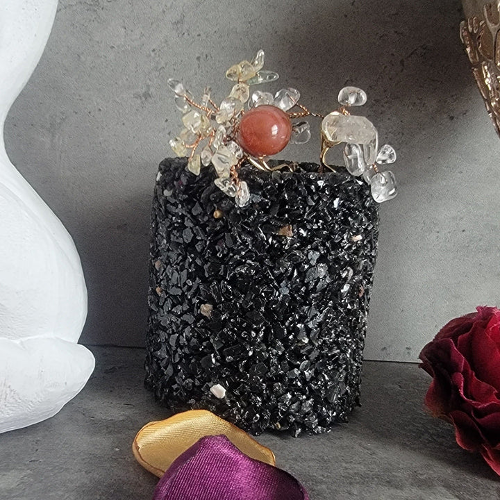 pen holder - Decorative Crystal Vase - The Lavish Essentials