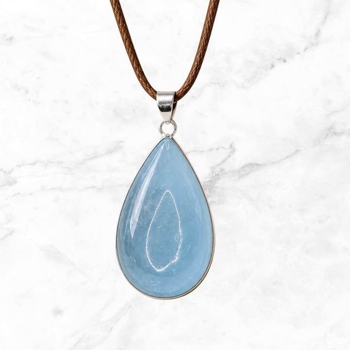 Aquamarine Drop Necklace