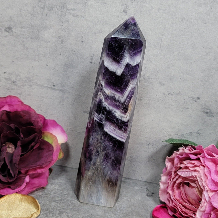 crystal gemstone - Dream Amethyst Tower - The Lavish Essentials