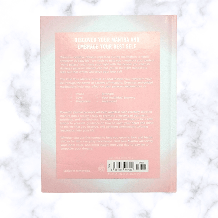 Journal - Find Your Mantra Journal: A Journal to Inspire and Empower - The Lavish Essentials
