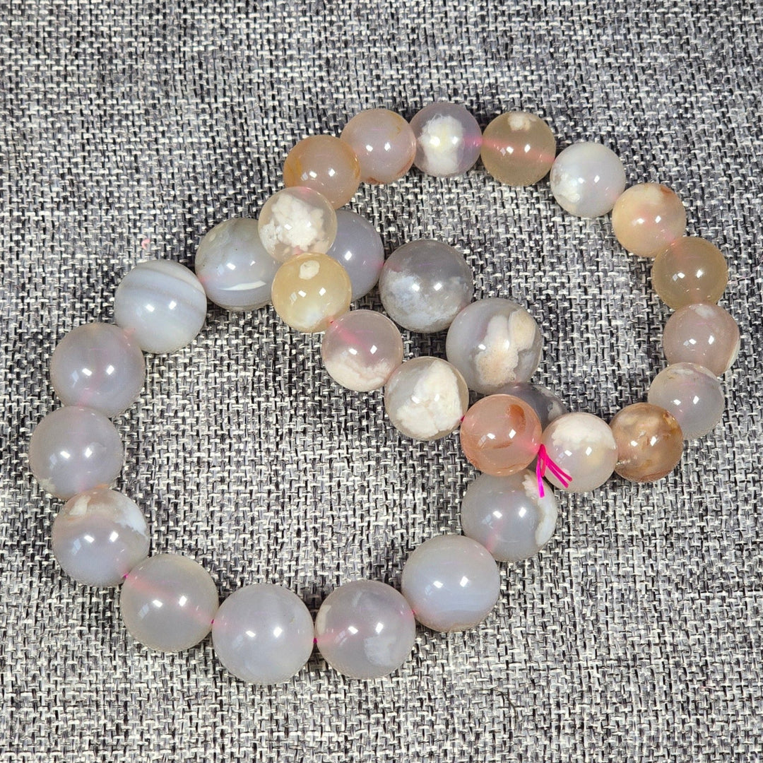 Bracelet - Flower Agate Bracelet - The Lavish Essentials
