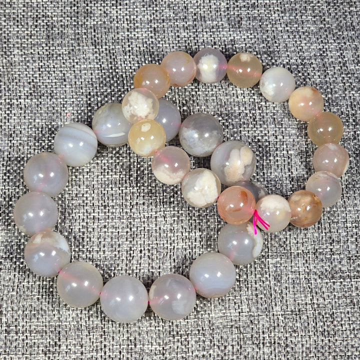 Bracelet - Flower Agate Bracelet - The Lavish Essentials