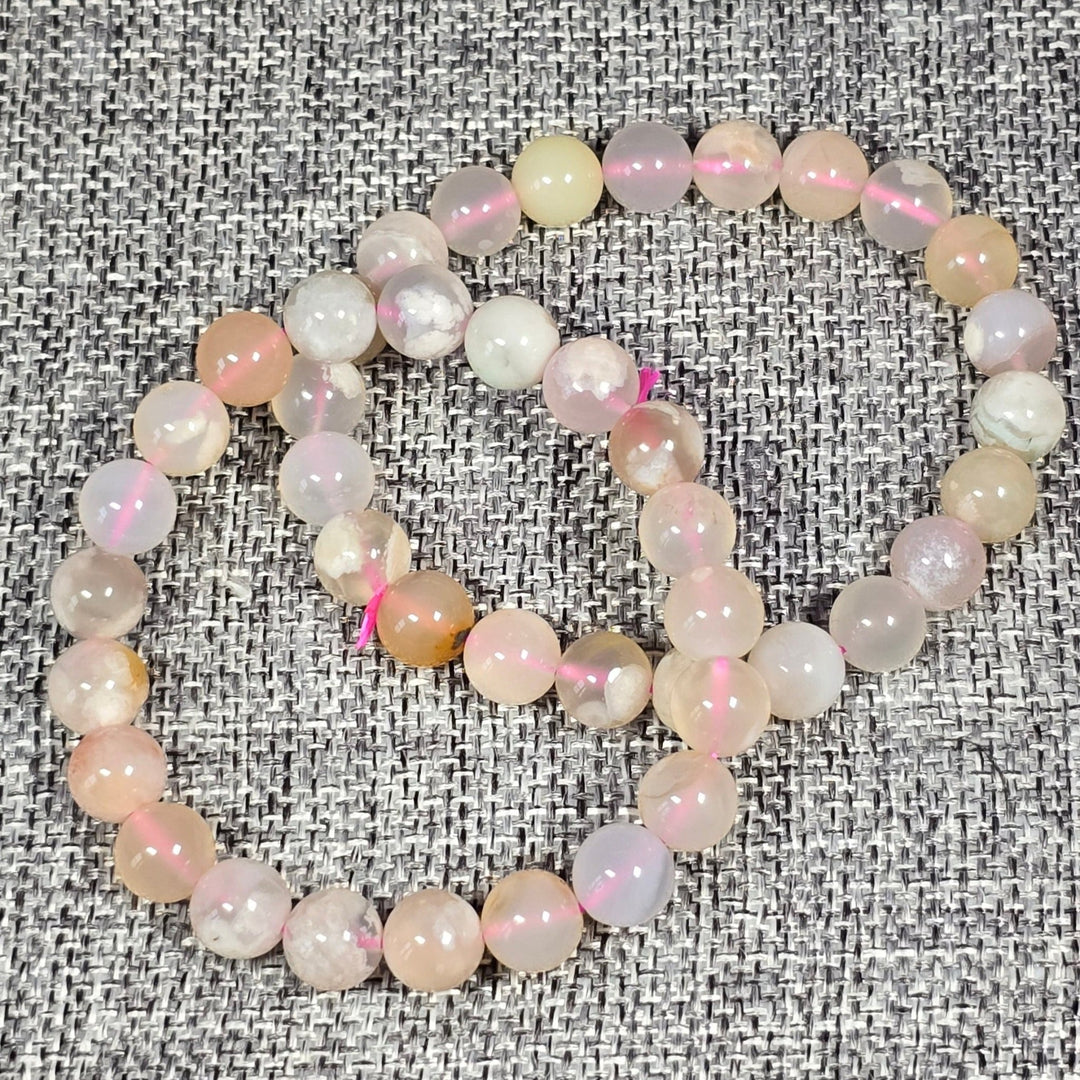 Bracelet - Flower Agate Bracelet - The Lavish Essentials