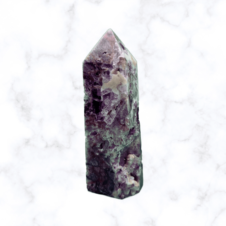 gemstone crystal - Fluorite Root Tower - The Lavish Essentials