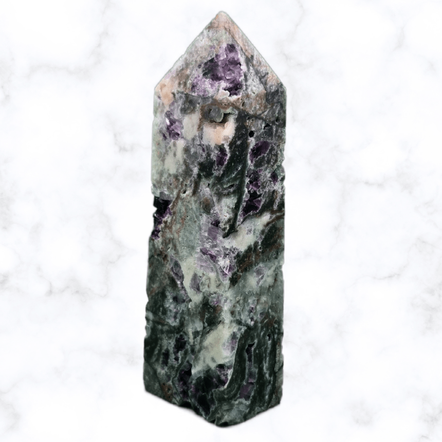 gemstone crystal - Fluorite Root Tower - The Lavish Essentials
