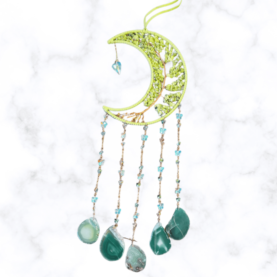 dreamcatcher - Green Agate Dreamcatcher - The Lavish Essentials