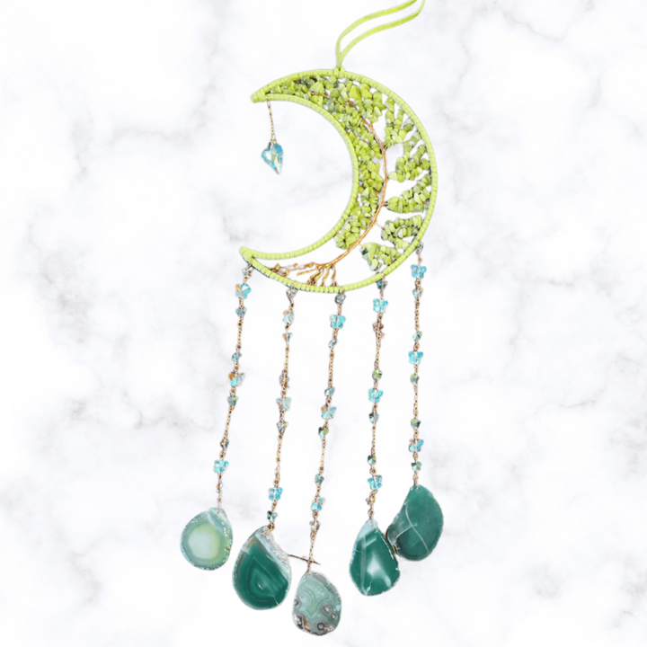 dreamcatcher - Green Agate Dreamcatcher - The Lavish Essentials