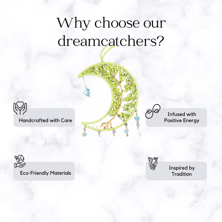 dreamcatcher - Green Agate Dreamcatcher - The Lavish Essentials