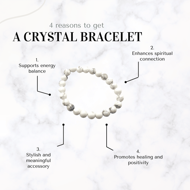 Bracelet - Howlite Bracelet - The Lavish Essentials