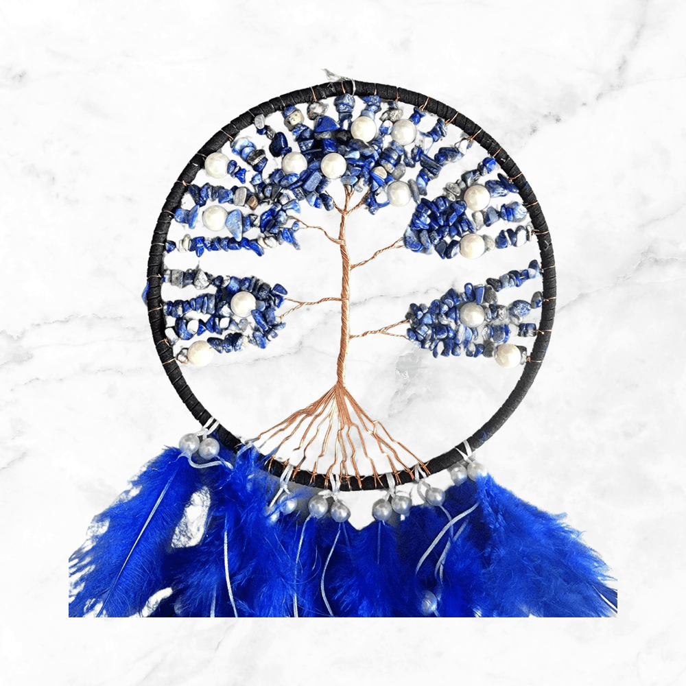 dreamcatcher - Lapis Tree of Life Dreamcatcher - The Lavish Essentials