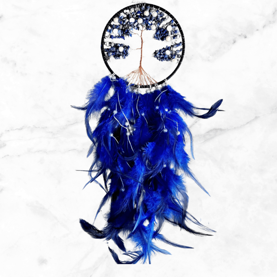 dreamcatcher - Lapis Tree of Life Dreamcatcher - The Lavish Essentials