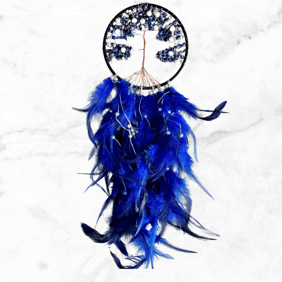 dreamcatcher - Lapis Tree of Life Dreamcatcher - The Lavish Essentials