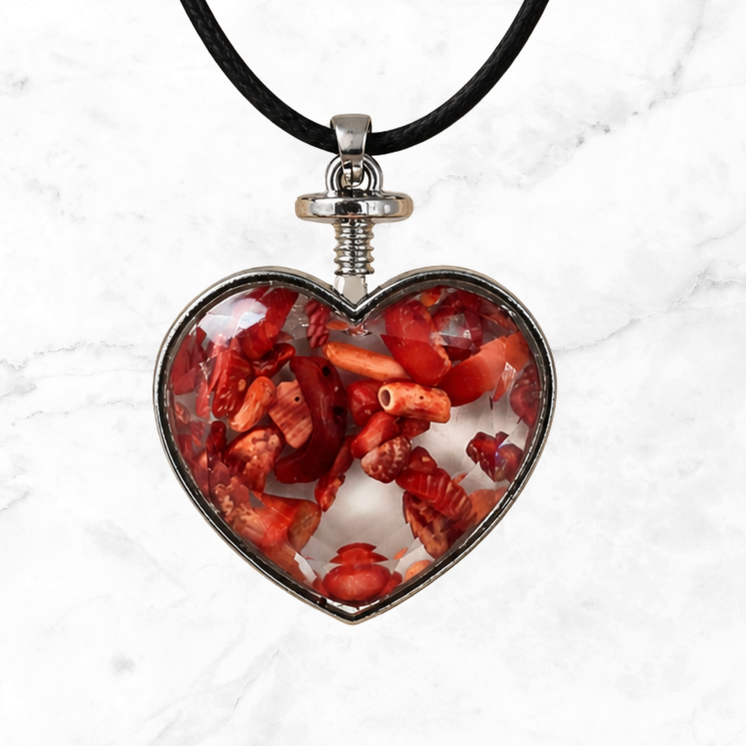 Carnelian Locket Necklace