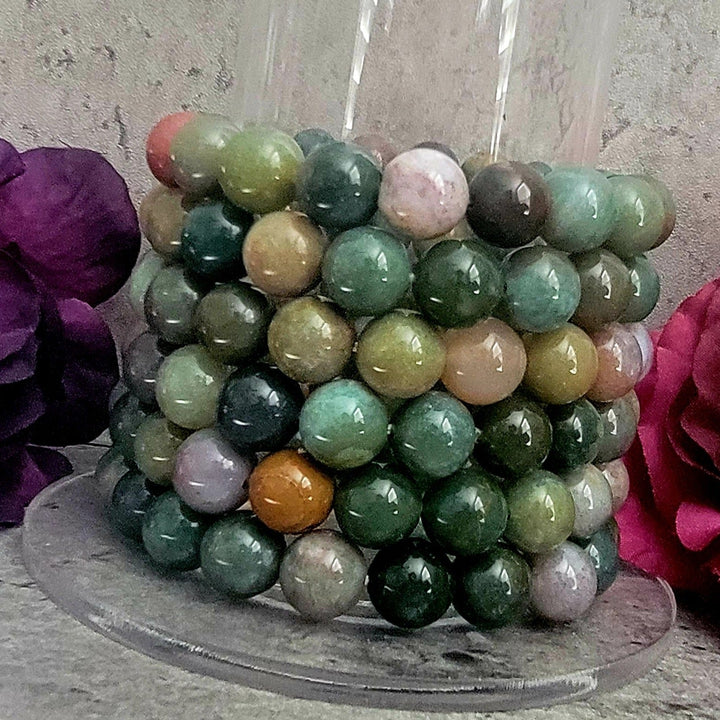 bracelet - Moss Agate Bracelet - The Lavish Essentials