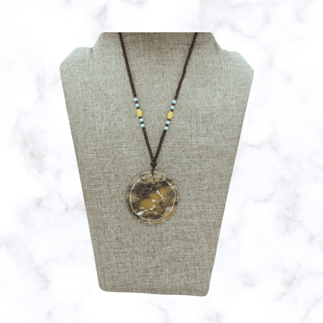 necklace - Moss Agate Necklace - The Lavish Essentials