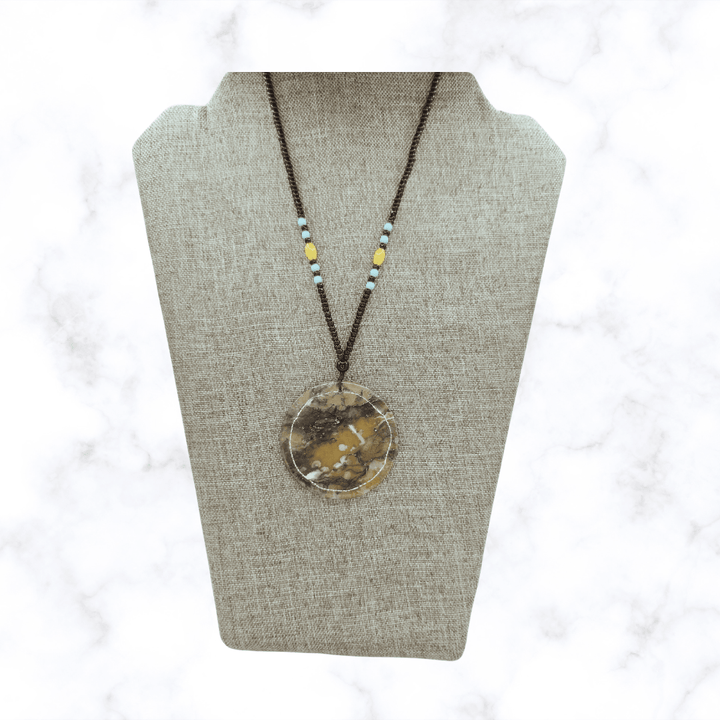 necklace - Moss Agate Necklace - The Lavish Essentials