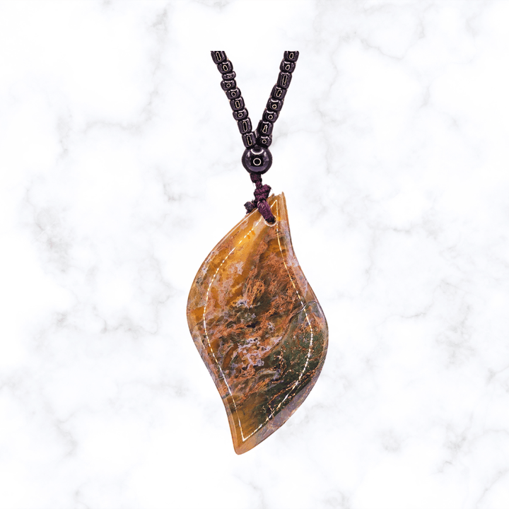necklace - Moss Agate Necklace - The Lavish Essentials