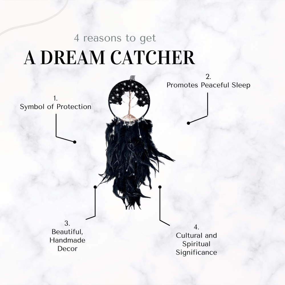 dreamcatcher - Obsidian Tree of Life Dreamcatcher - The Lavish Essentials
