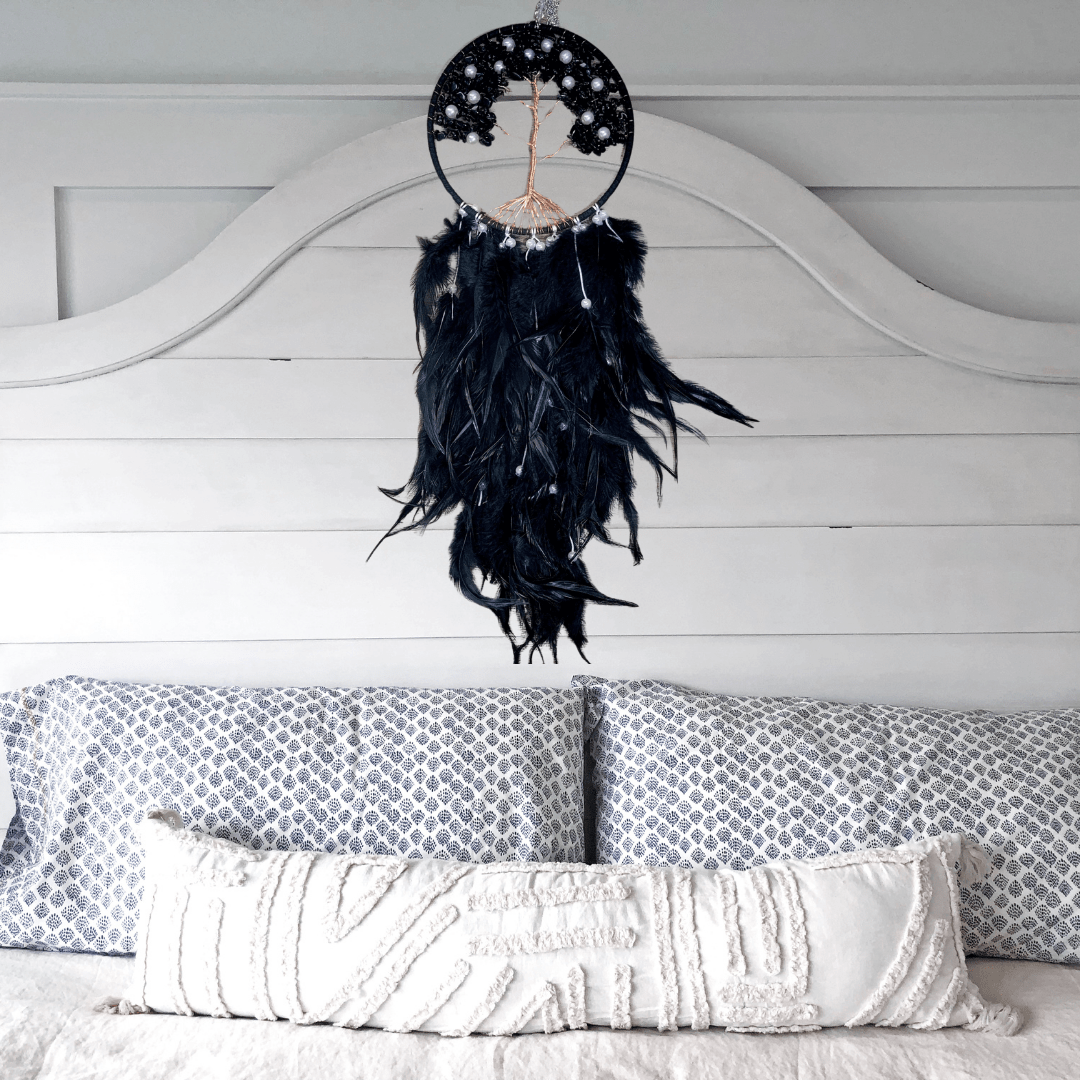 dreamcatcher - Obsidian Tree of Life Dreamcatcher - The Lavish Essentials
