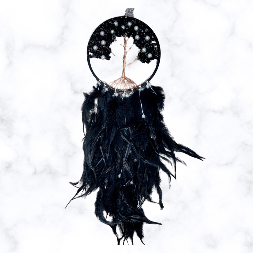 dreamcatcher - Obsidian Tree of Life Dreamcatcher - The Lavish Essentials
