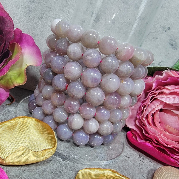 crystal/gemstone - Purple Blue Rose Quartz Bracelet - The Lavish Essentials