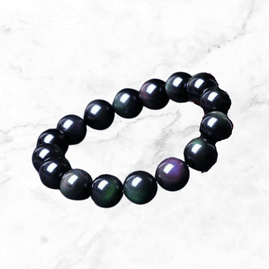 Bracelet - Rainbow Obsidian Bracelet - The Lavish Essentials