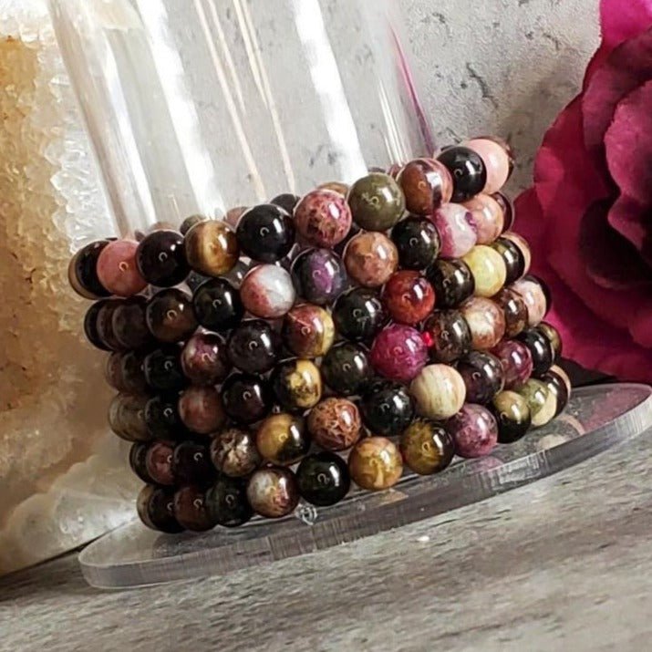Bracelet - Rainbow Tourmaline Bracelet - The Lavish Essentials