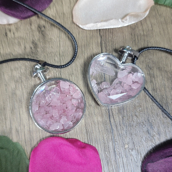 necklace - Rose Quartz Necklace - The Lavish Essentials