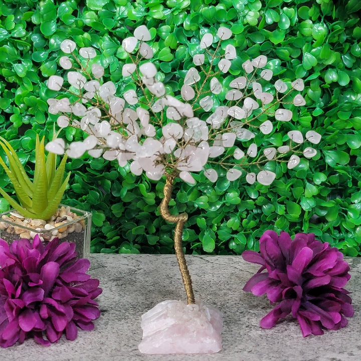 crystal/gemstone - Rose Quartz Tree - The Lavish Essentials