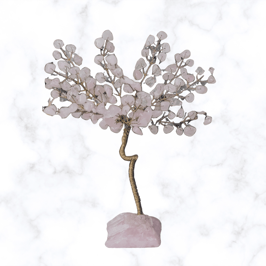 crystal/gemstone - Rose Quartz Tree - The Lavish Essentials