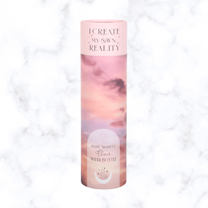 crystal/gemstone - Rose Quartz Water Bottle - The Lavish Essentials