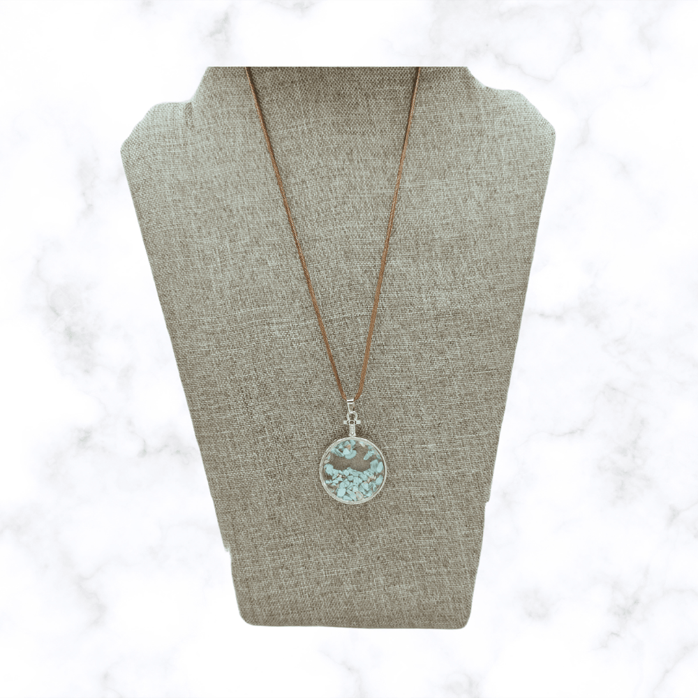necklace - Rutilated Turquoise Necklace - The Lavish Essentials