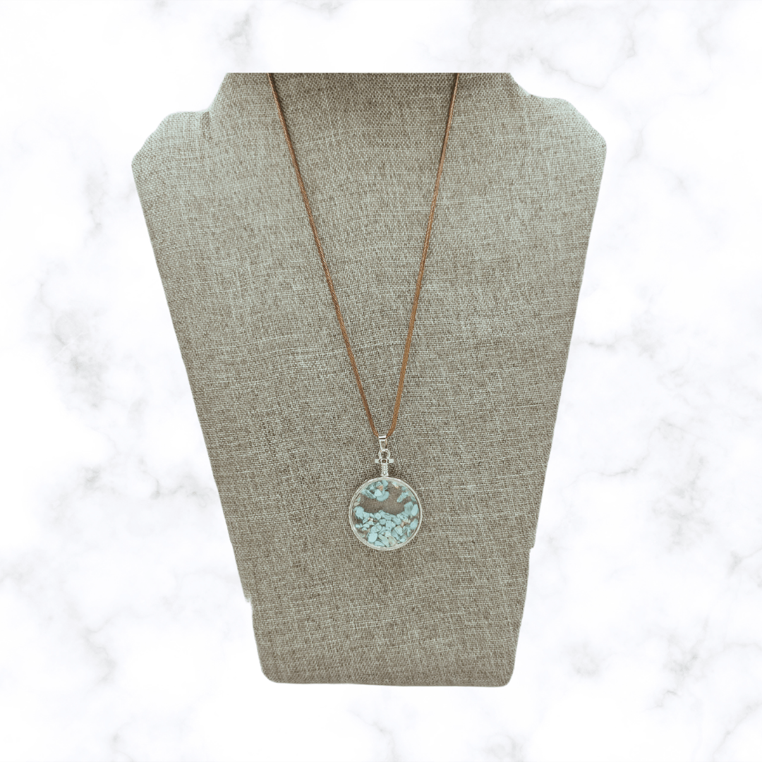 necklace - Rutilated Turquoise Necklace - The Lavish Essentials