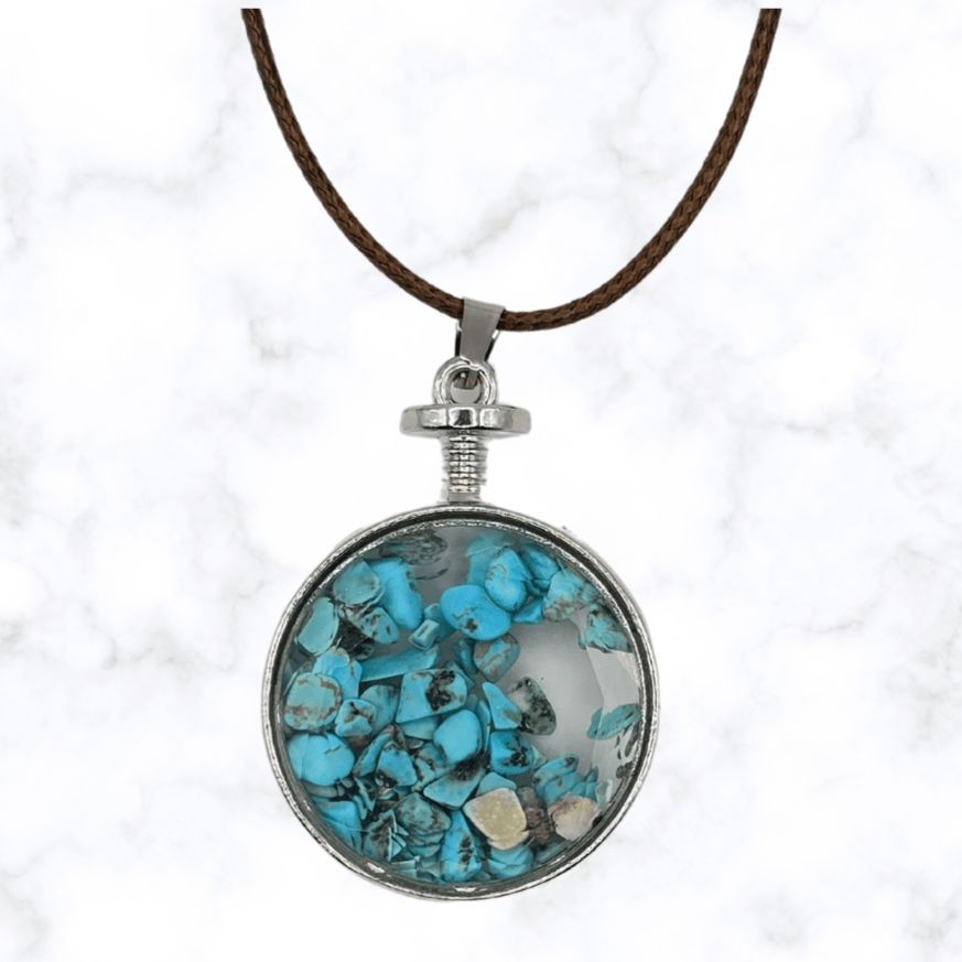 necklace - Rutilated Turquoise Necklace - The Lavish Essentials