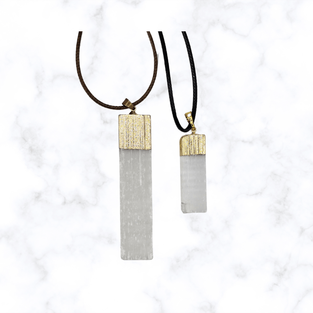 necklace - Selenite Necklace - The Lavish Essentials