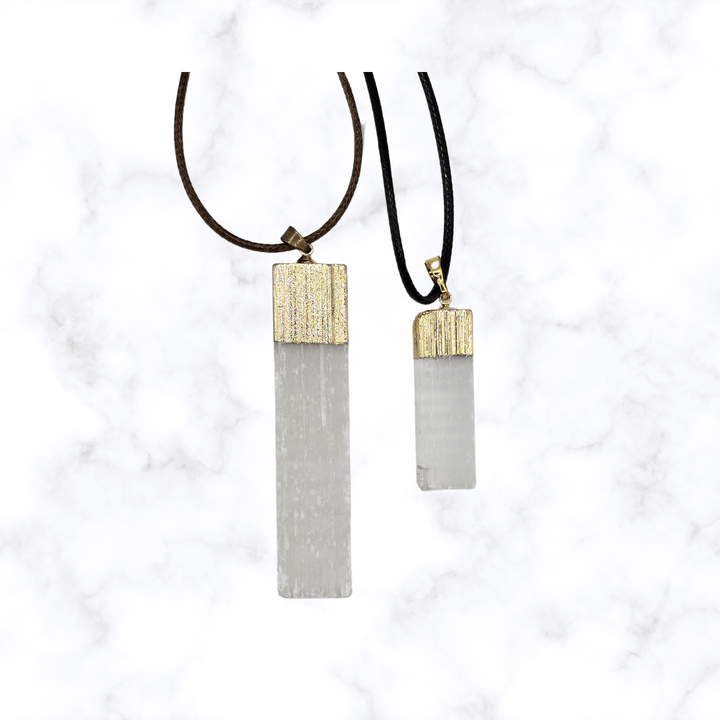 necklace - Selenite Necklace - The Lavish Essentials