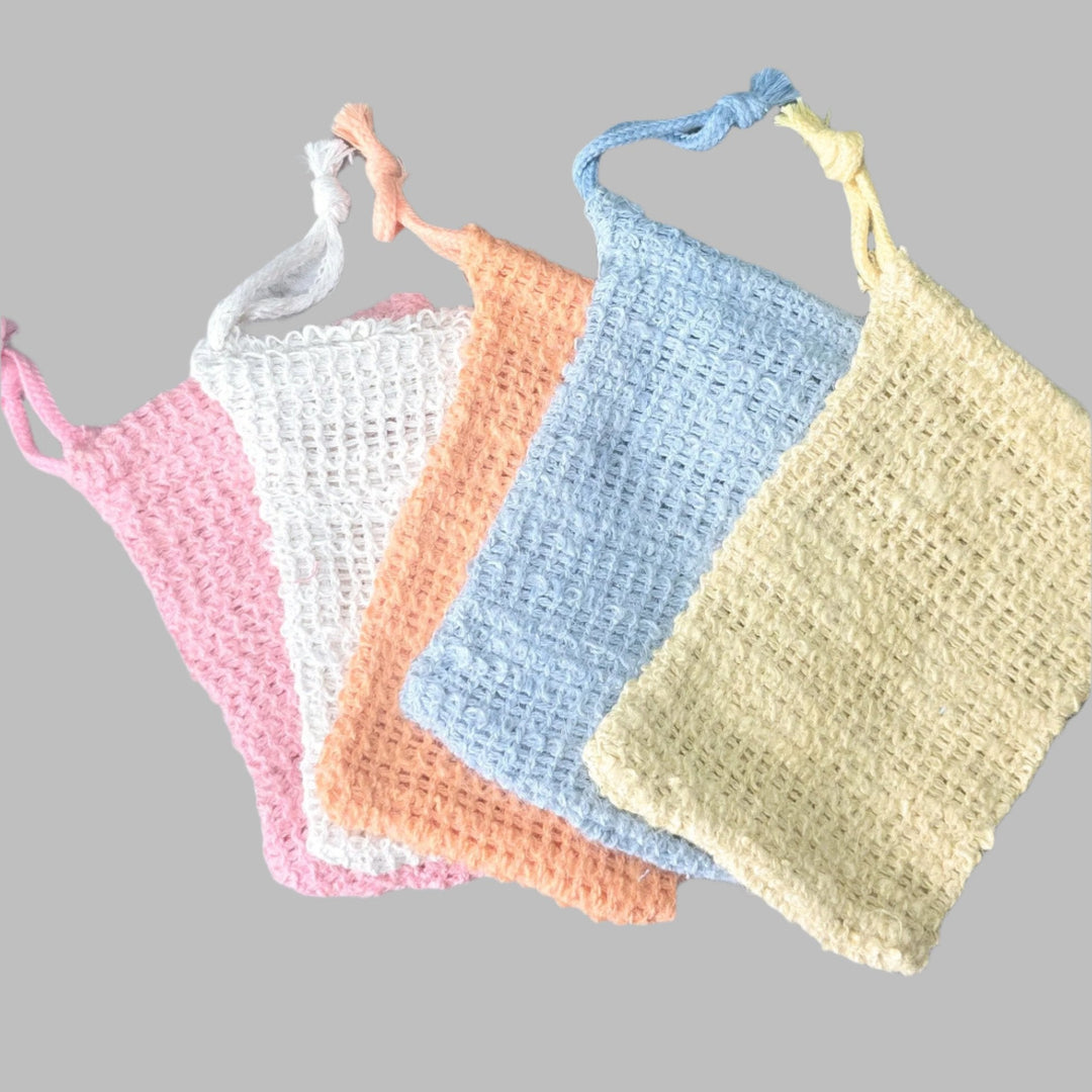 back sponge - Sisal Soap Pouch - The Lavish Essentials