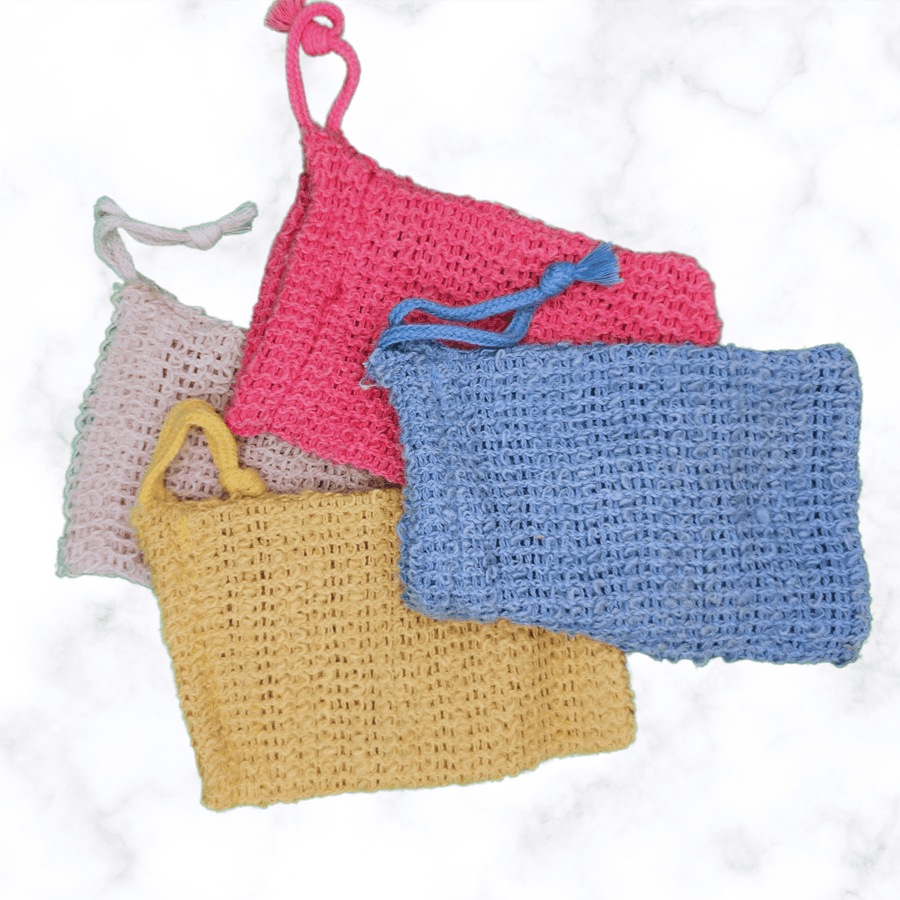 back sponge - Sisal Soap Pouch - The Lavish Essentials