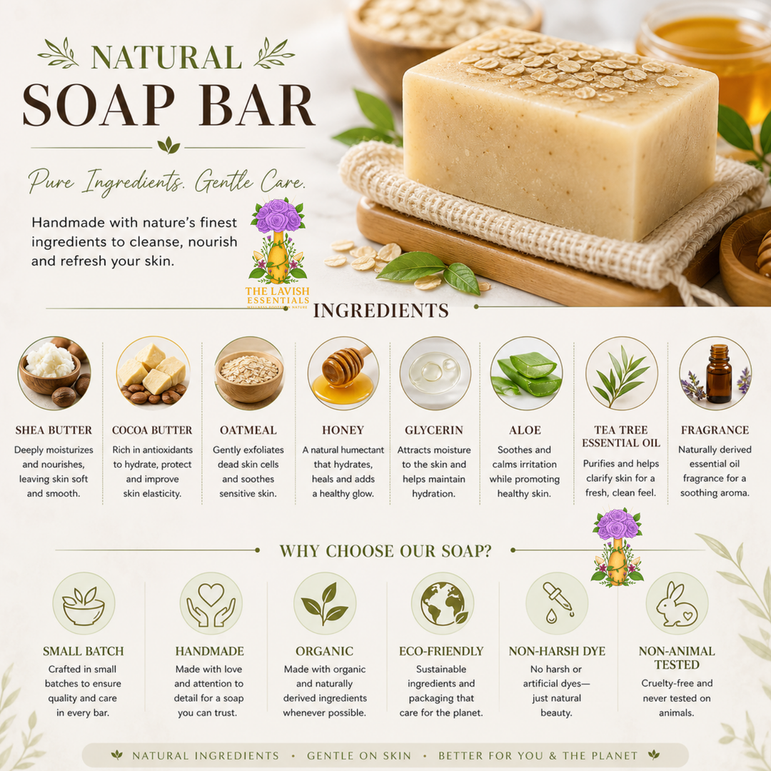Oatmeal, Milk & Honey - Soap Bar