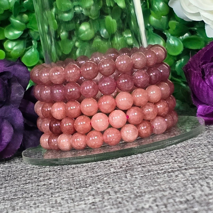Bracelet - Strawberry Quartz Bracelet - The Lavish Essentials
