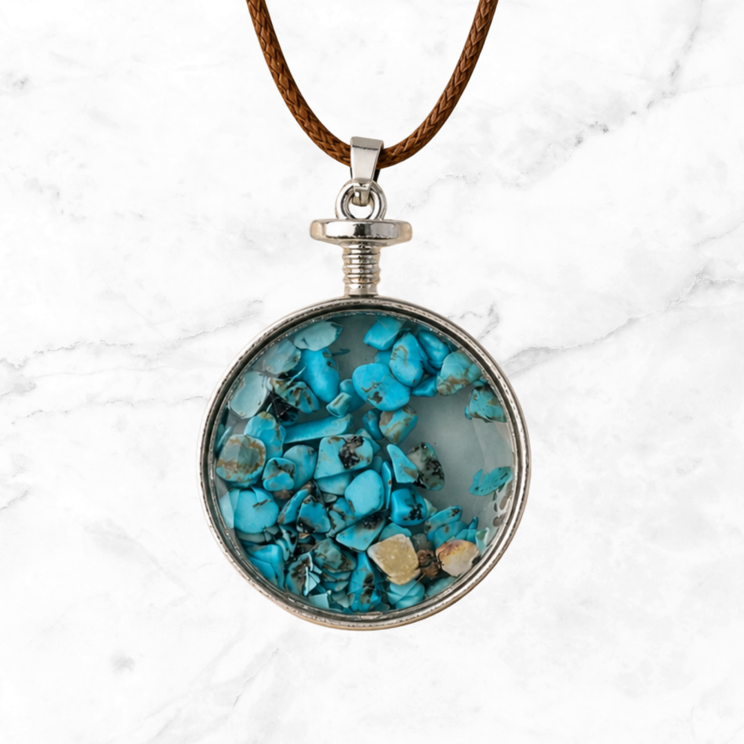 Rutilated Turquoise Necklace
