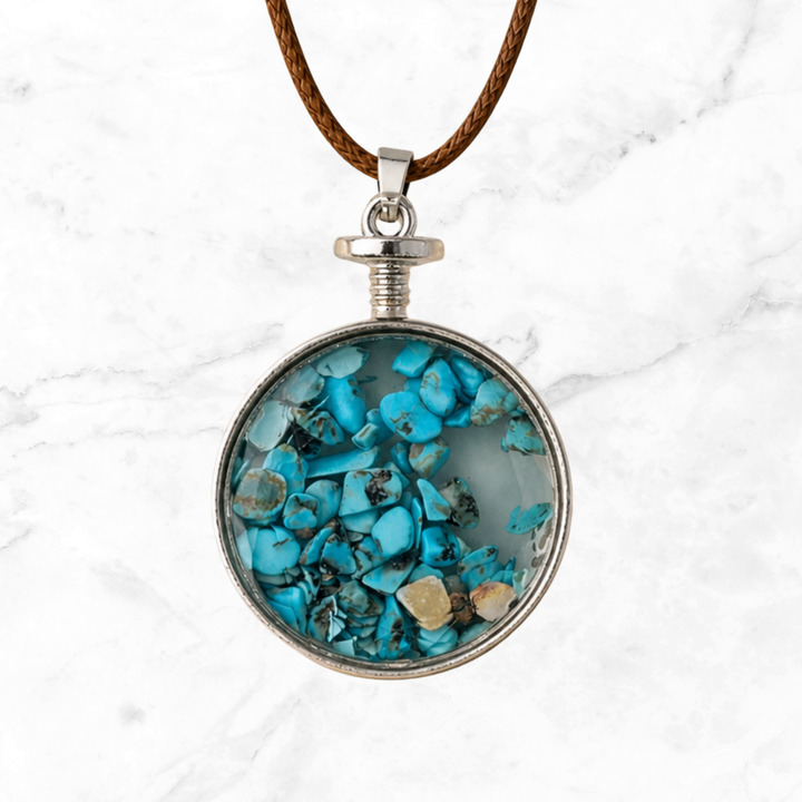 Rutilated Turquoise Necklace