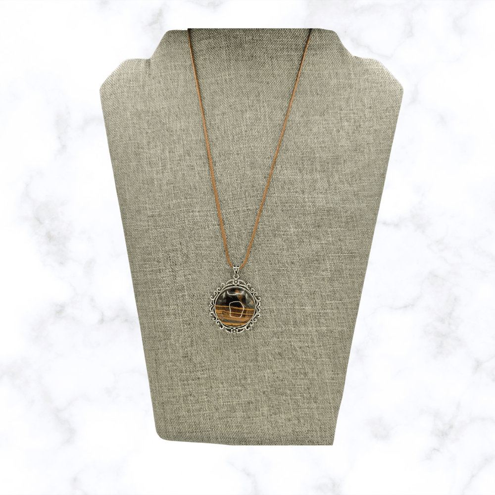 necklace - Tiger Eye Necklace - The Lavish Essentials