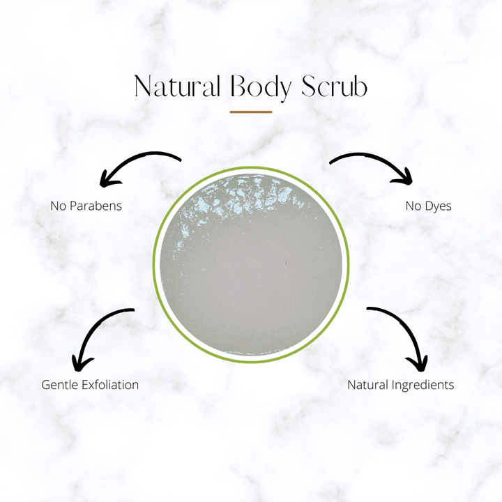body scrub - Unscented Sugar Scrub - The Lavish Essentials