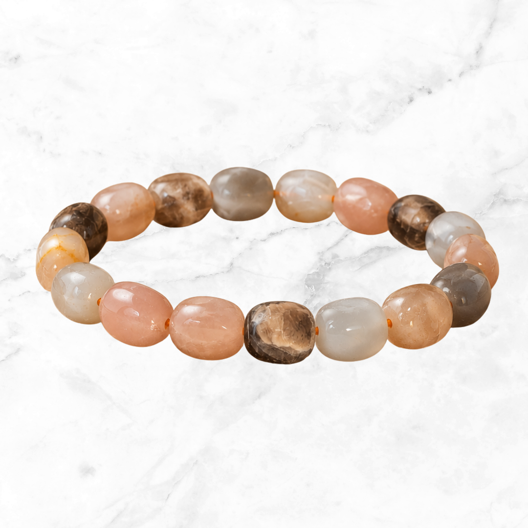 Peach Moonstone Bracelet