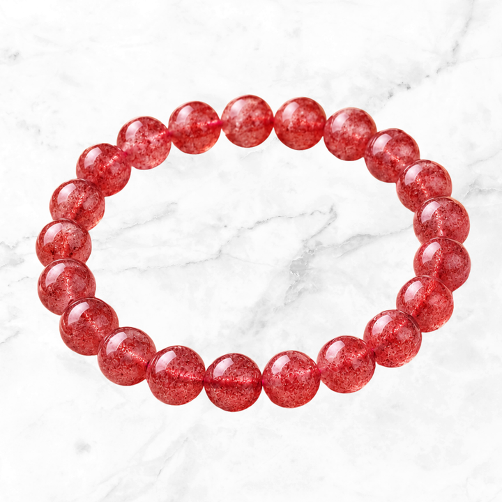 Strawberry Quartz Bracelet